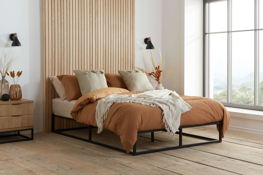 Practical and Stylish Soho Metal Platform Bed Frame available in 3FT, 4FT, 4FT6 & 5FT